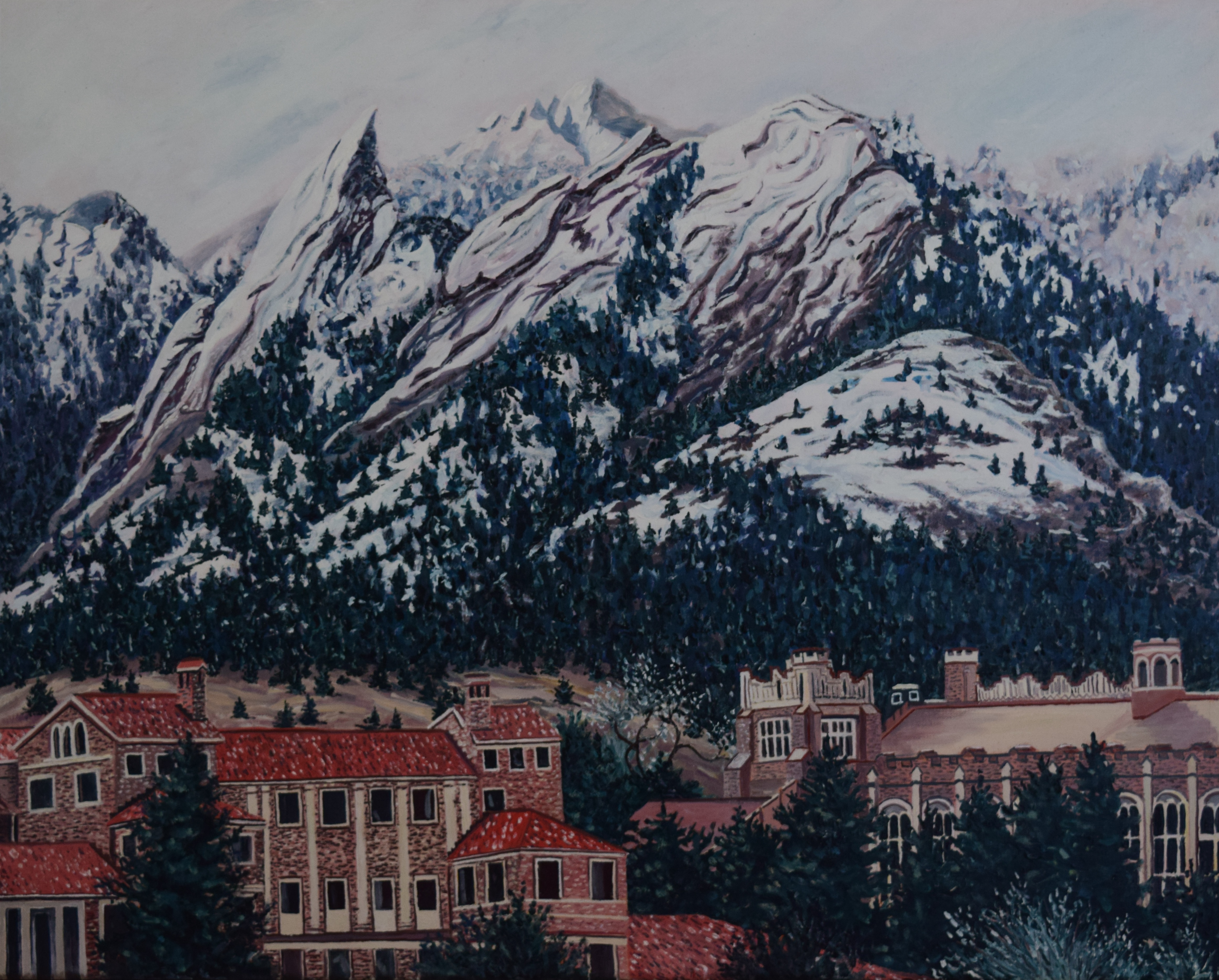 Wintertime Flatirons